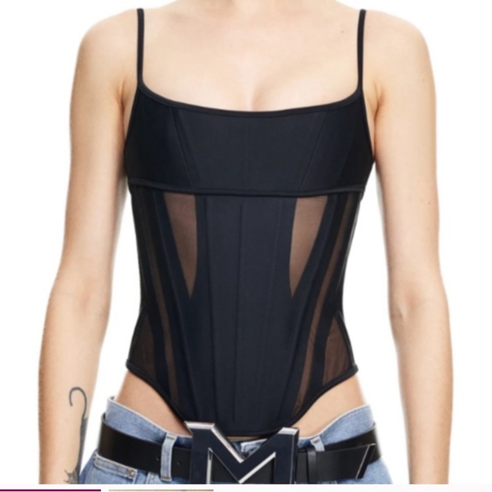 XS Mugler X H&M limited edition top
